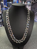 Brand New Heavy Silver Curb Chain