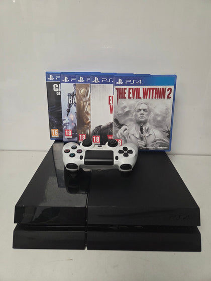 Sony Playstation 4 500GB Console & 5 Games