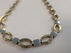 9ct White & Yellow Gold Hoop Necklace/bracelet