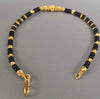 22CT Gold B/Let With Black Stones 4G