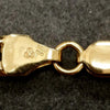 9ct Yellow & White Gold Double Curb Chain 18"