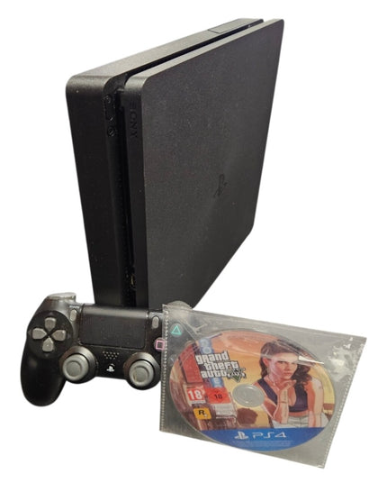 Playstation 4 Slim 500gb Console - Black - with GTA V