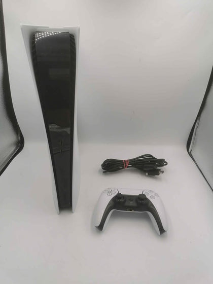 PlayStation 5 Console digital edition 825GB-White Unboxed with 1 Controller missing thumbgrip £290