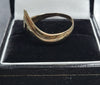9ct Yellow Gold Wishbone Ring - 3.05G - Size U. Hallmarked