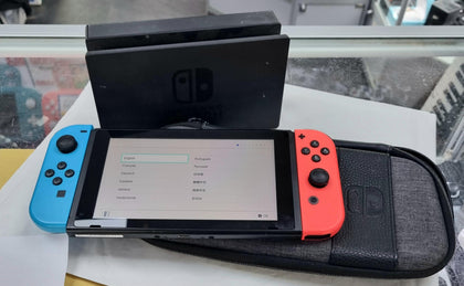 Nintendo Switch Console, 32gb + Neon Red/blue Joy-con,
