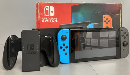 Nintendo Switch (Neon Red/Blue) ** Boxed **