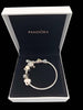 Pandora (ALE 925) Sterling Silver Bangle Bracelet With 6x Charms - Boxed