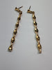 9ct Gold Drop Twist Earrings