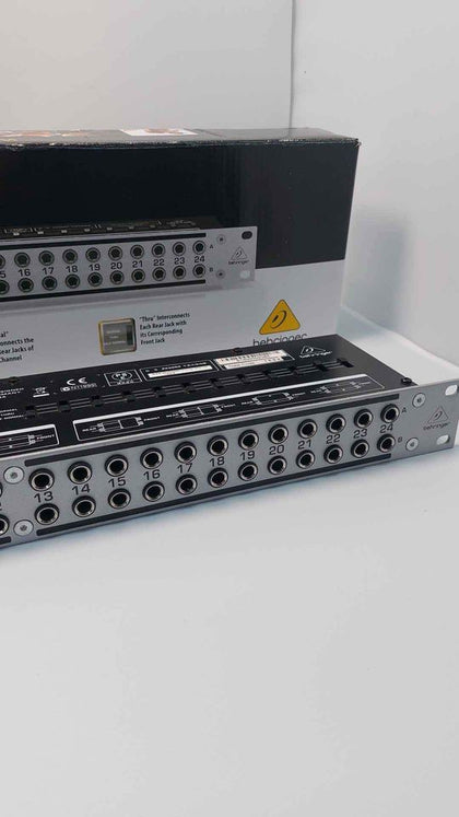 Behringer Ultrapatch Pro PX3000 Multi-Function 48-Point 3-Mode Balanced Patchbay - Boxed