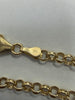9ct Yellow Gold Belcher Chain, 26.5" Long, 17.85g, 3mm Wide - Hallmarked