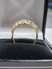Beautiful 14ct Yellow Gold Ring With Cubic Zirconia Stones - 3.34g - Size P - Hallmarked