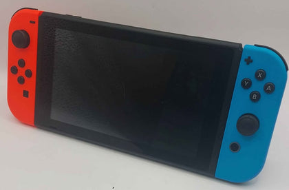 Nintendo Switch console 32GB Neon Red/Blue Joy-Con unboxed ( No dock or charger )