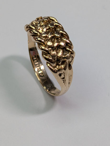9ct Gold Keeper Ring
