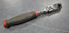 Snap On FHX80B 3/8 Locking Flex Head Soft Grip Ratchet Red