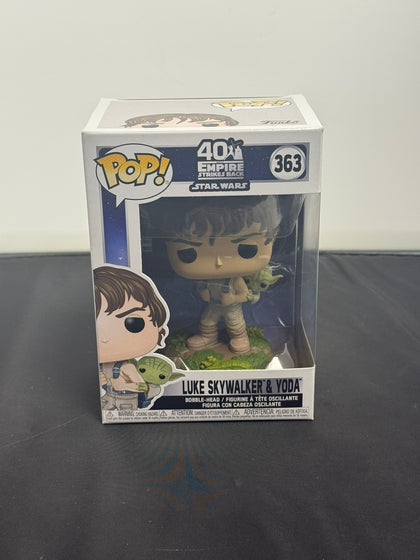 funko pop luke skywalker and yoda 363 star wars