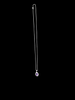 NEW OTHER SILVER CHAIN WITH PURPLE STONE CZ ,925, WEIGHT 4.21 , LENGHT 24"