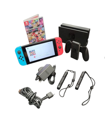 Nintendo Switch Neon w/Mario Kart**Unboxed**