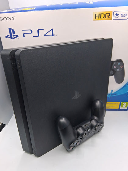 Playstation 4 Slim Console, 500GB Black, Boxed. *24 MONTH WARRANTY*