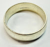 9ct white gold wedding band