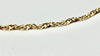 18ct yellow gold twist chain 20"