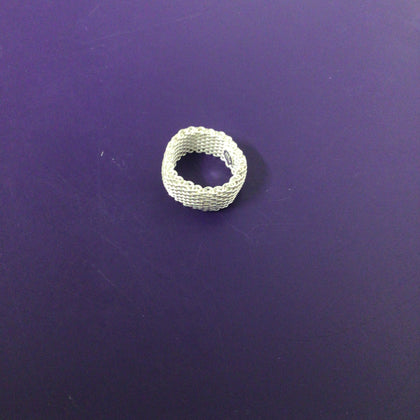 Tiffany & Co Mesh Silver Ring