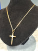 9ct Gold Cross & Chain