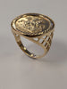 9ct ST George Ring Size R 1/2