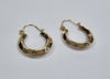 9ct gold horse shoe earrings