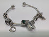 Silver Pandora Bangle With 7 x Charms