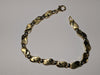14ct Gold Curved Link 8" Bracelet