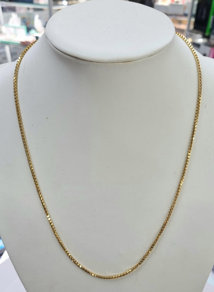 9ct Gold Box Link Chain 24