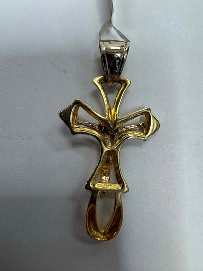 4.5g 14ct Jesus on cross pendant **Hallmarked**
