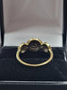 9Ct Yellow Gold Cluster Ring With Clear Stones - 2.3G - Size N. Hallmarked