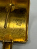 22ct Frosted Earrings Two-tone, 4.71g - ** Hallmarked **