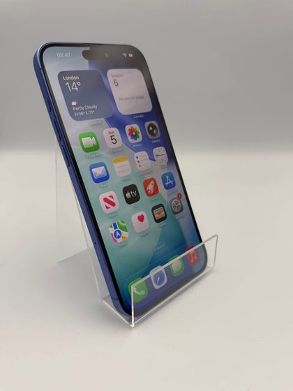 APPLE IPHONE 16 PLUS, 256GB, ULTRAMARINE, UNLOCKED, UNBOXED, 93 BATTERY CAP