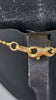 375 9K YELLOW GOLD HALL, BEAD CHAI. WITH WEB DESIGN, 18", 8.5G, PRE OWNED