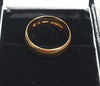 22CT - Yellow Gold Band Ring - Size L. 5.05g Hallmarked