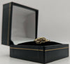 375 HALLMARKED 9CT, YELLOW GOLD, Gold Bypass Weave Ring, Size M, 1.81 Grams, Boxed