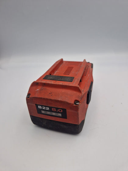 Genuine Hilti B22 8.0 Li-Ion Battery Pack – 22V – 8.0Ah – CPC – Red