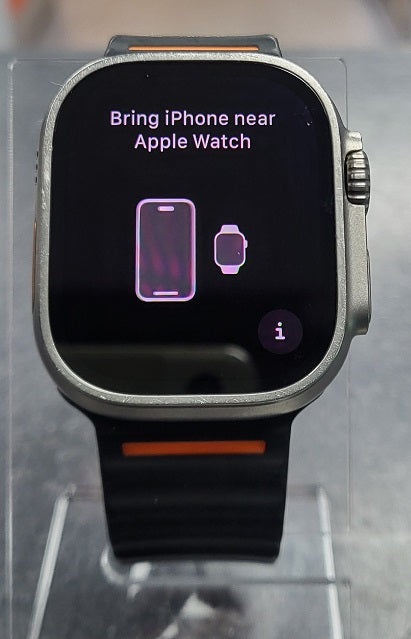 Watch Ultra (Cel) With Strap - Titanium - 49mm. 95% Battery Health