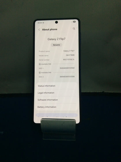 Samsung Galaxy Z Flip 7 - 512GB Storage