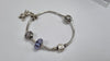 Silver Bracelet with 4 charms