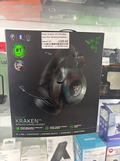 Razer Kraken V4 Wireless Over-Ear Gaming Headset (Multi-Platform)