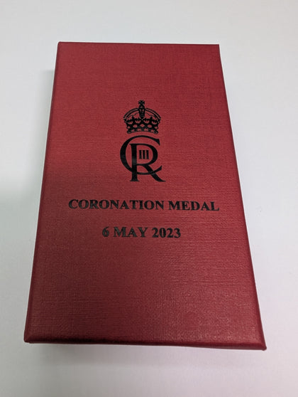 KING CHARLES CORONATION MEDAL BOXED
