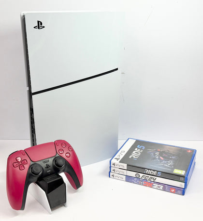 PlayStation 5 Console Disc - Slim Console With Games & Charging Dock