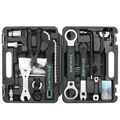 CYCLISTS CT-K01 Bike Multi-function Tool Case Professional Maintenance Box 18 in 1 Combination Suit