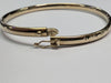 9CT GOLD HALF PATTERNED BANGLE PRESTON STORE