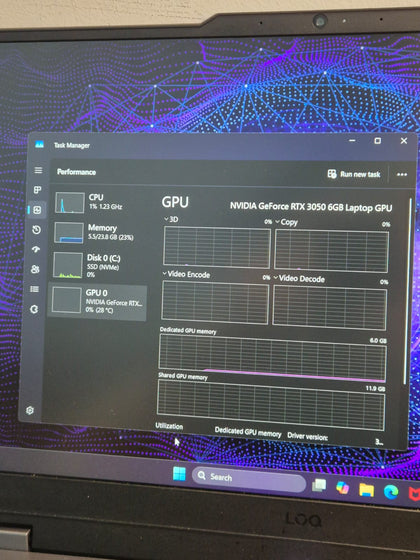 Lenovo LOQ 15.6 Inch Gaming Laptop - Intel i5-12450HX, 24GB, 1TB, GeForce RTX 3050