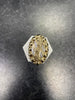 14ct Gold Ladies Long Ring (Size P) 3.5g
