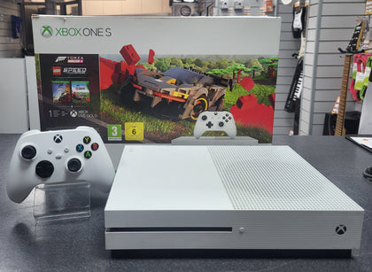 Xbox One S Console, 1TB, White, Boxed With 1 Controller